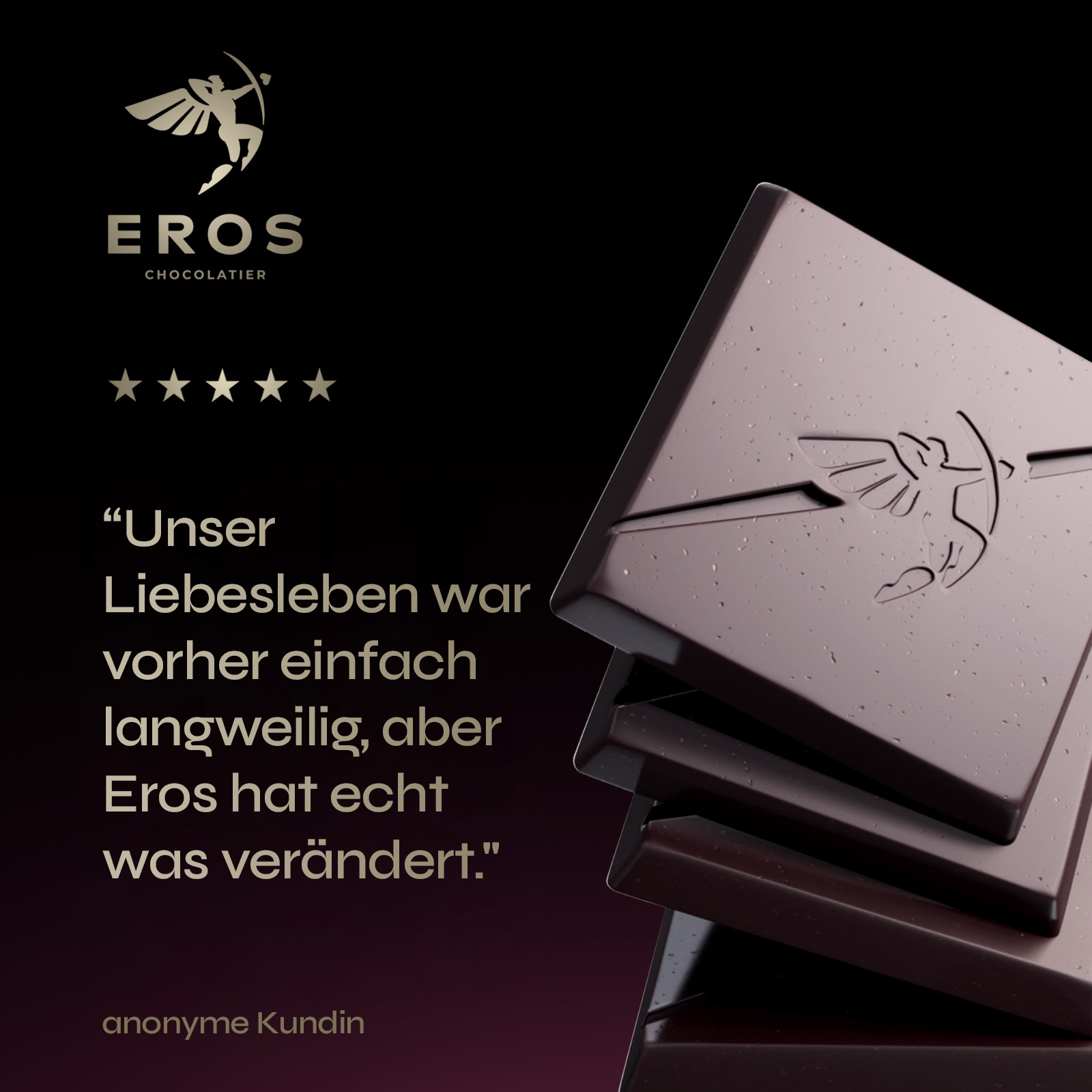 Aphrodisierende Eros Schokolade